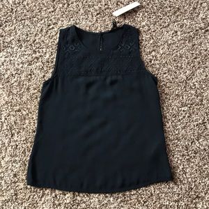 NWT, Banana Republic Navy Embellished Top